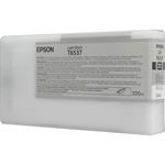 Epson T6537 inkt cartridge licht zwart (origineel)
